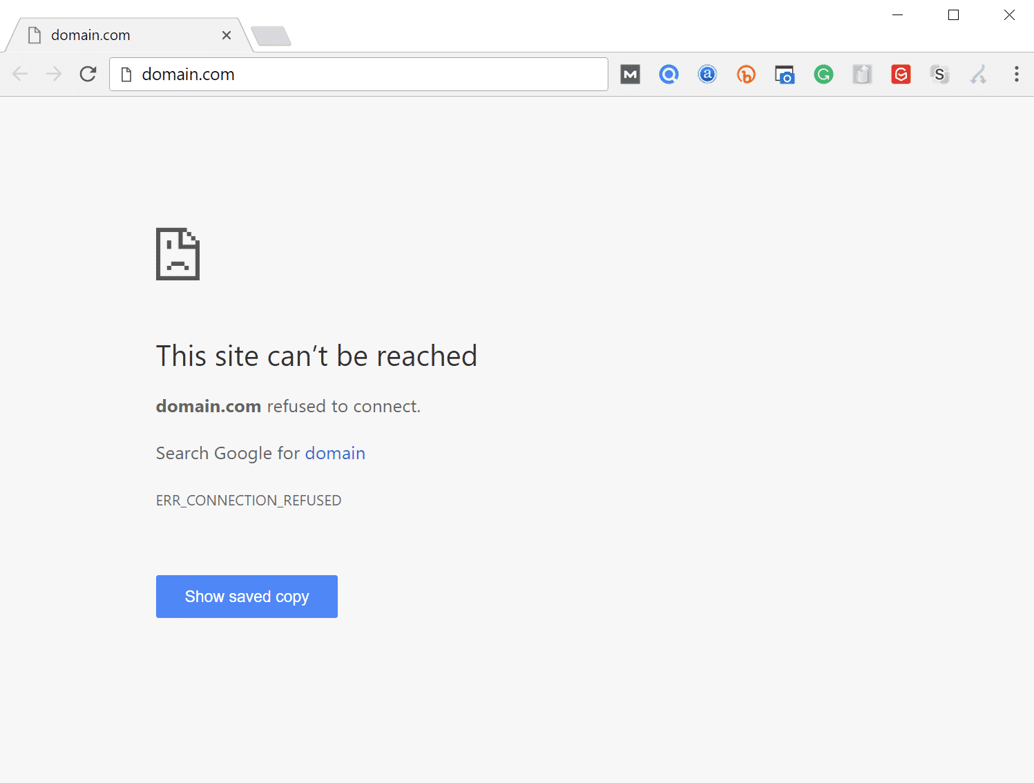 err-connection-refused-chrome