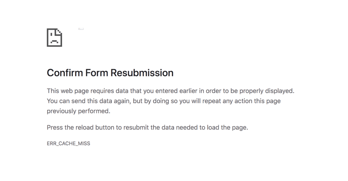 Como corrigir ERR_CACHE_MISS no Chrome? 6 err cache miss